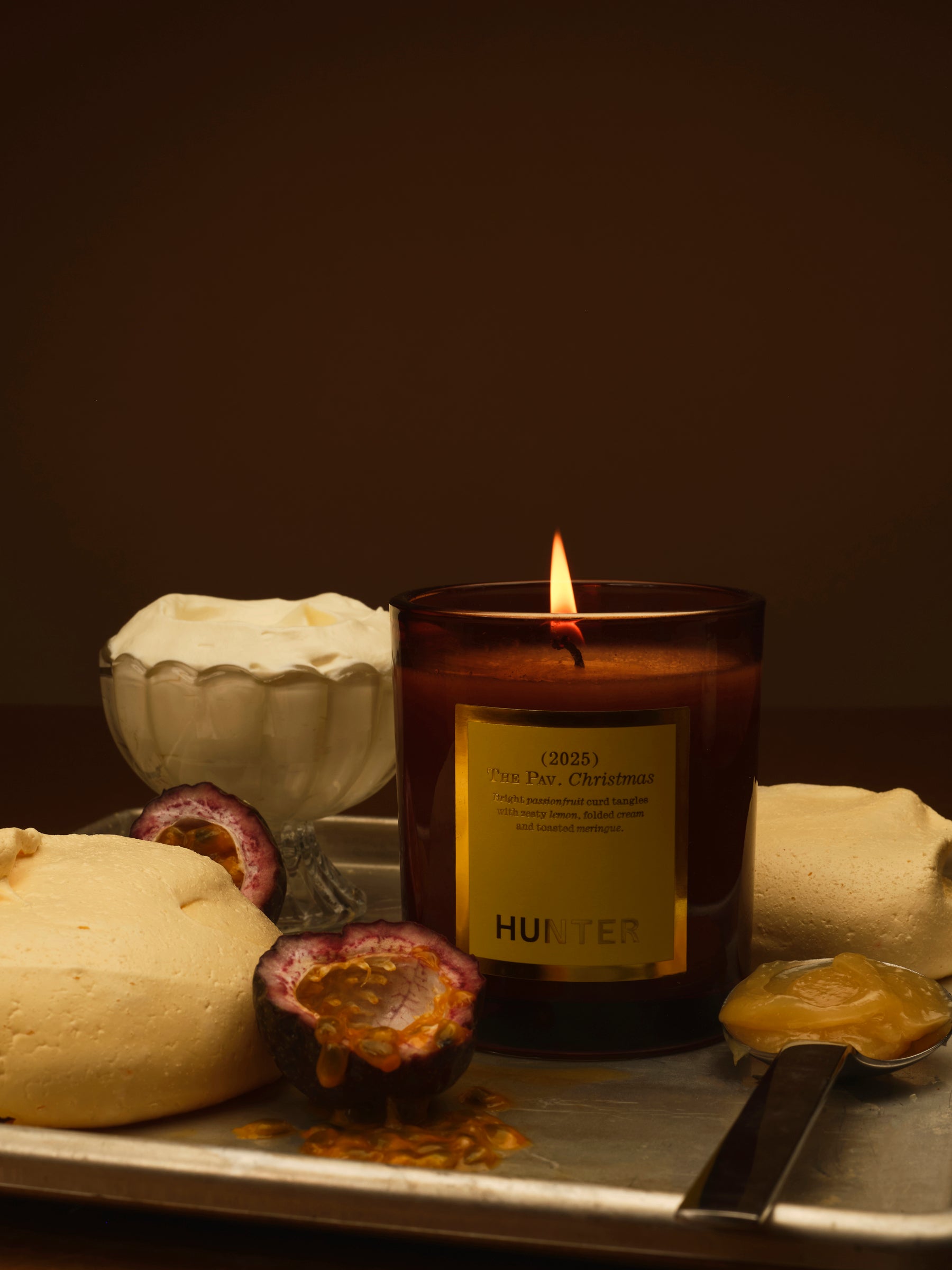 THE PAV XMAS 2025 / passionfruit curd, folded cream, lemon zest, meringue