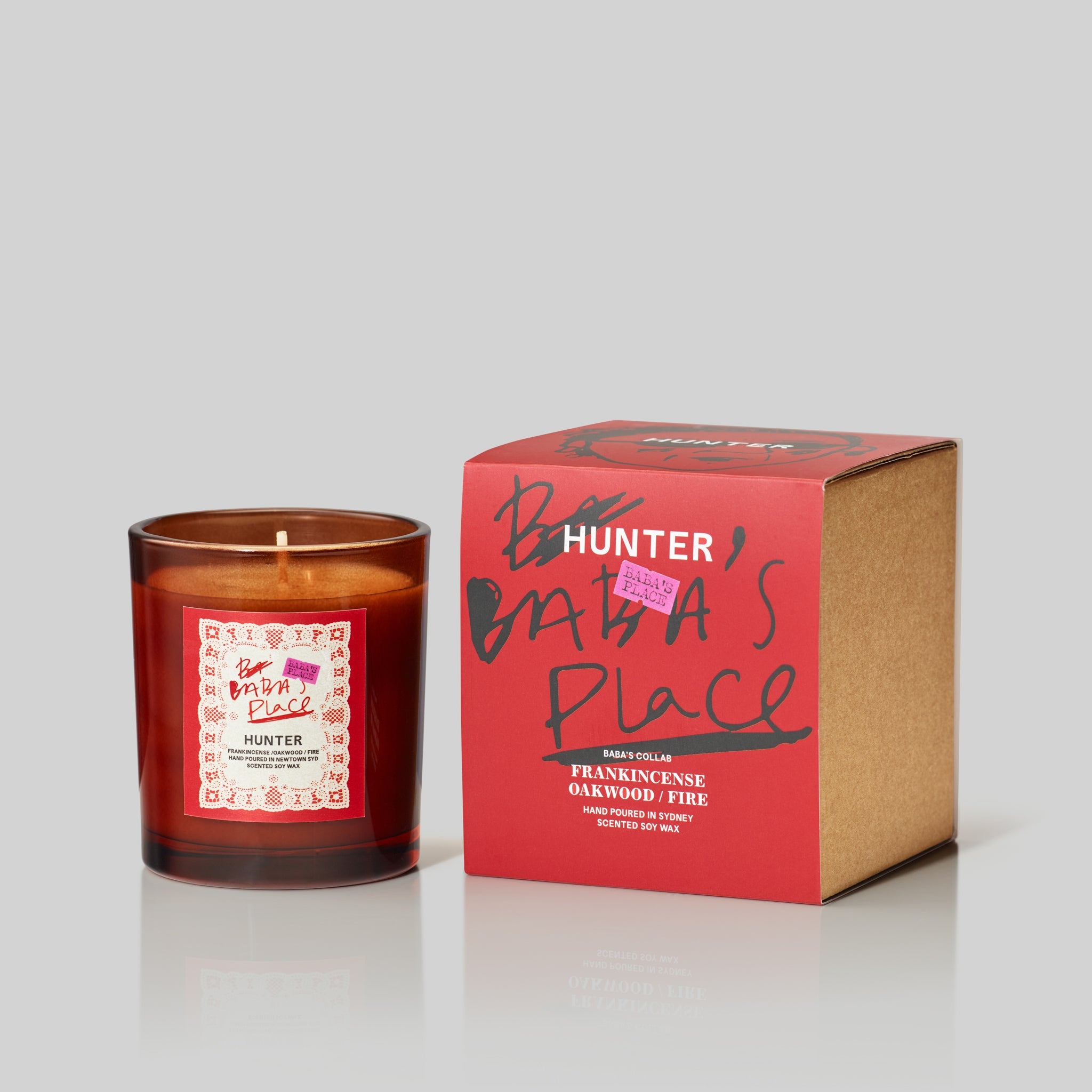 BABA'S PLACE COLLAB / frankincence / fire / oak