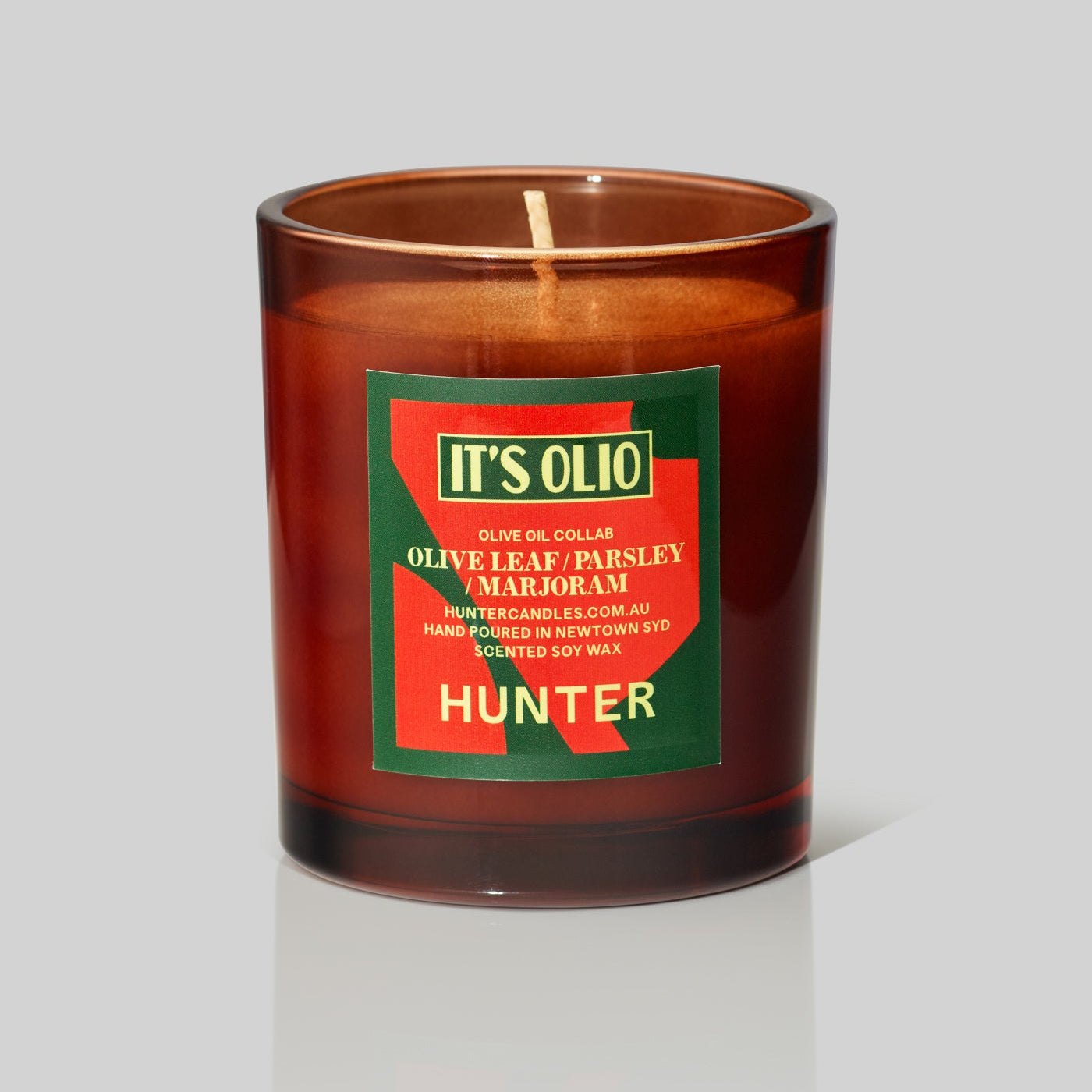 IT'S OLIO COLLAB OLIVE OIL CANDLE / olive leaf, marjoram, parsley