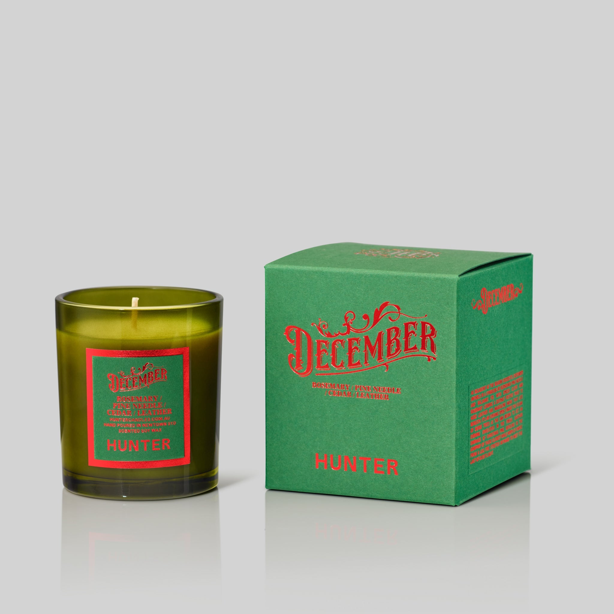 DECEMBER / pine, cedar, rosemary, leather