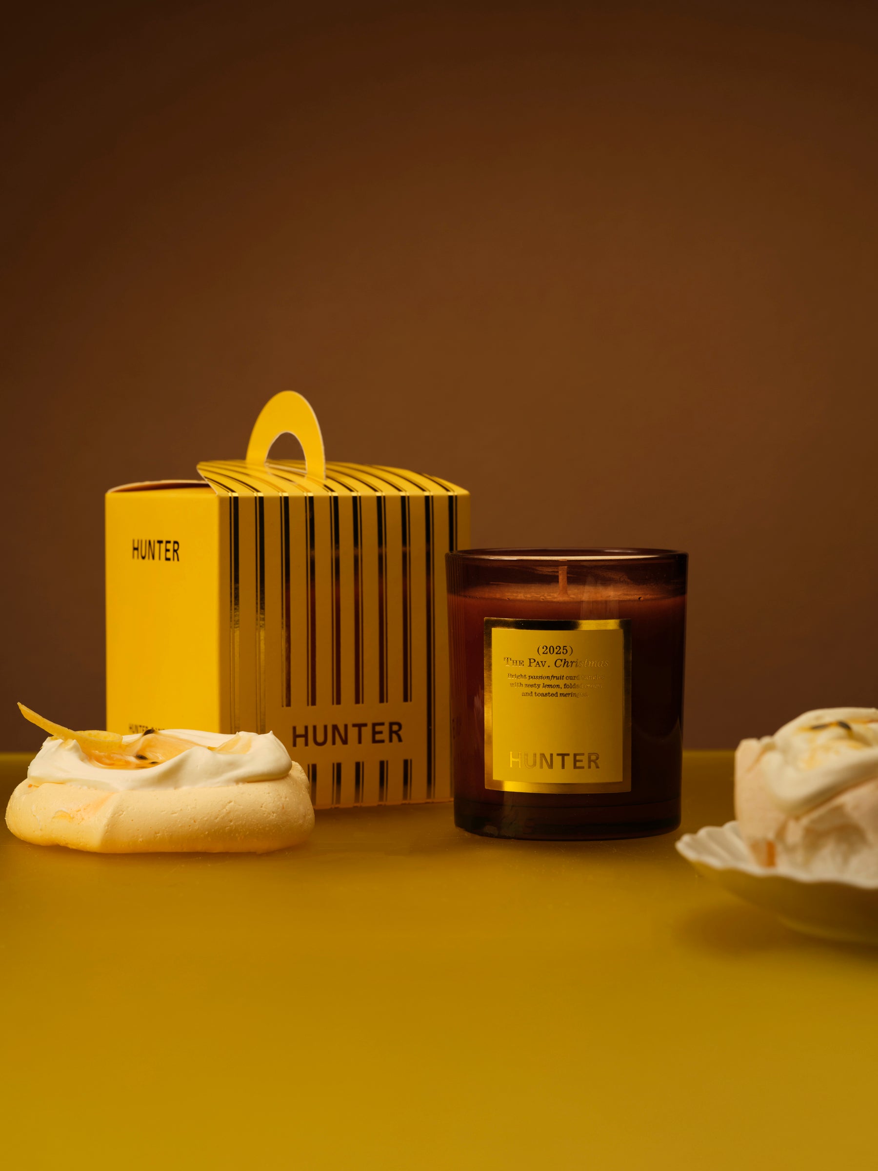 THE PAV XMAS 2025 / passionfruit curd, folded cream, lemon zest, meringue