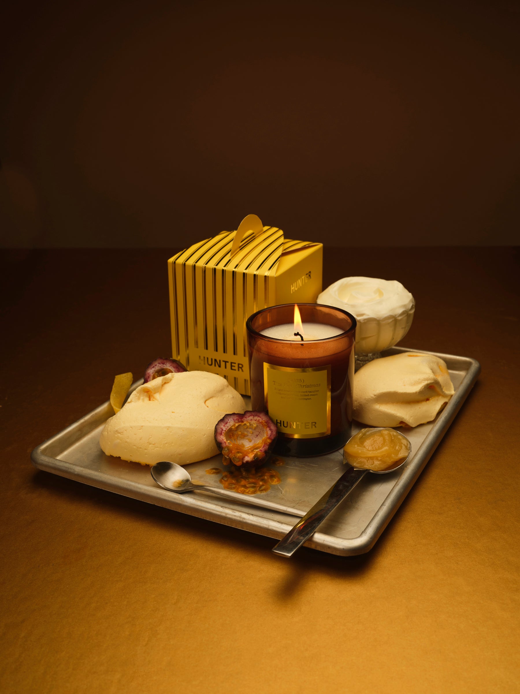 THE PAV XMAS 2025 / passionfruit curd, folded cream, lemon zest, meringue