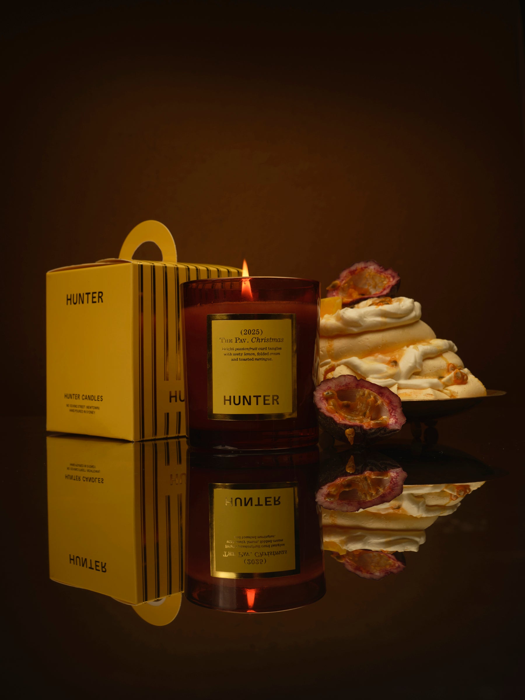 THE PAV XMAS 2025 / passionfruit curd, folded cream, lemon zest, meringue