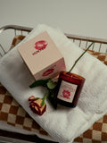 MOTHER'S DAY / tomato leaf, red rose, geranium