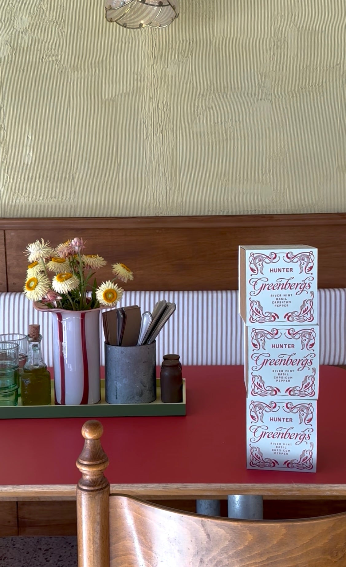 GREENBERGS COLLAB CANDLE / river mint, basil, capsicum, pepper