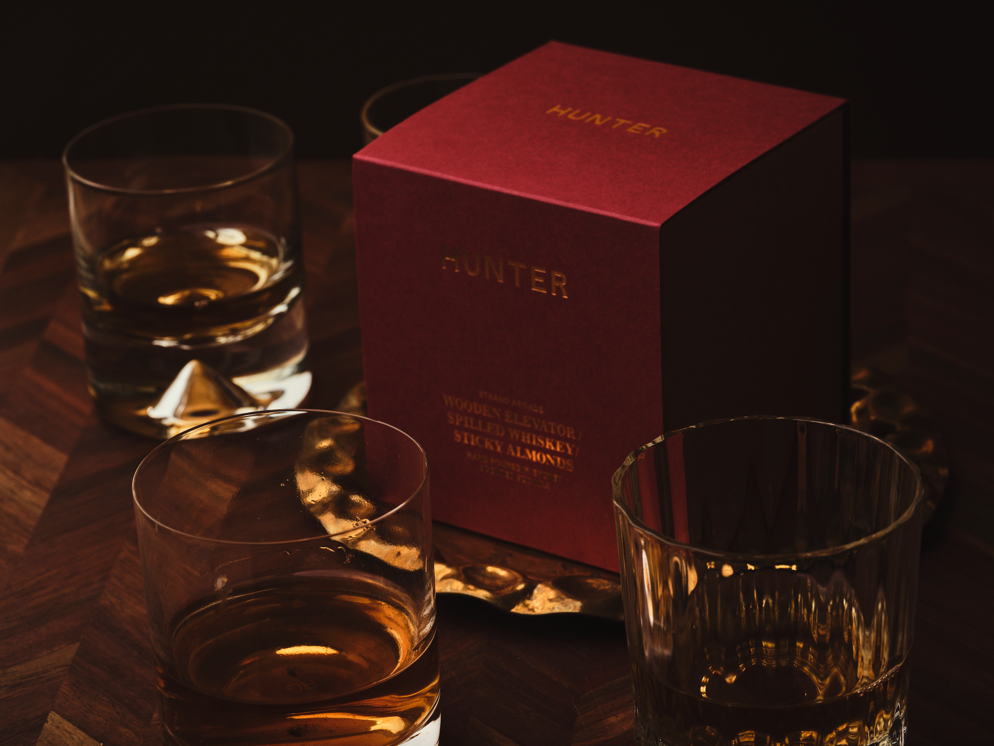 THE STRAND / wooden elevator, sticky almonds, spilled whiskey