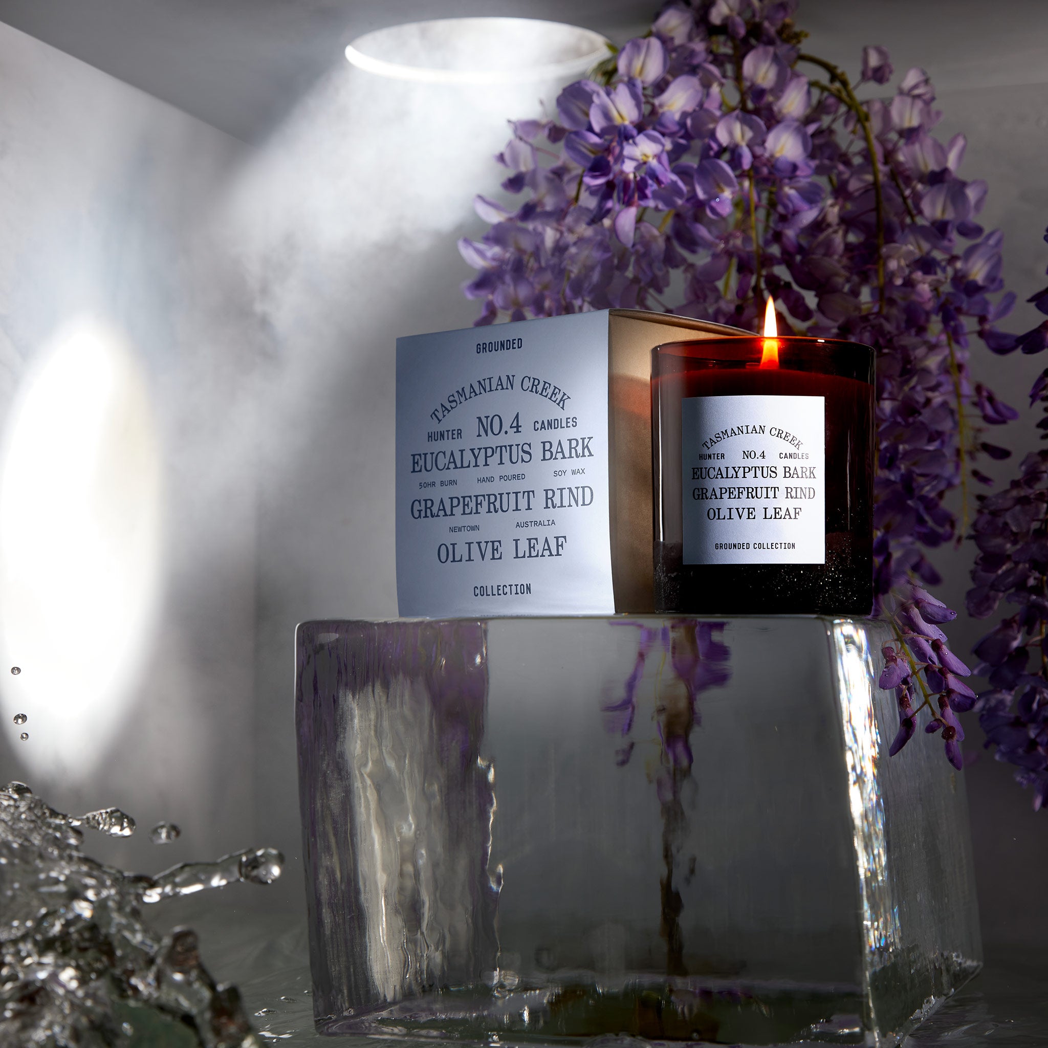 NO. 4 TASMANIAN CREEK / eucalyptus bark, grapefruit rind, olive leaf