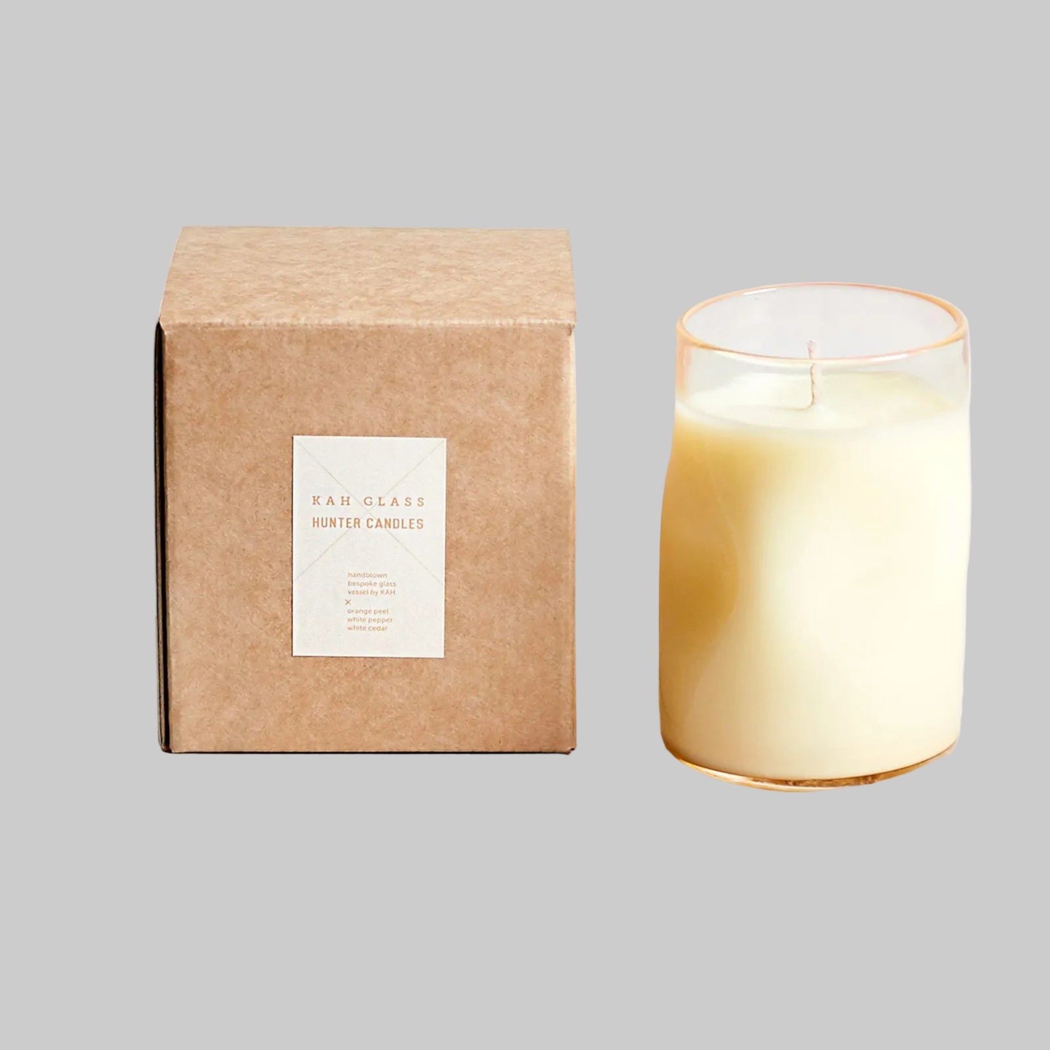 PINCH ME GLASS / orange peel + white pepper + white cedar